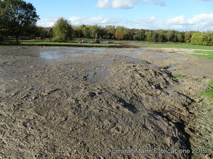Dredged silt spread in the field