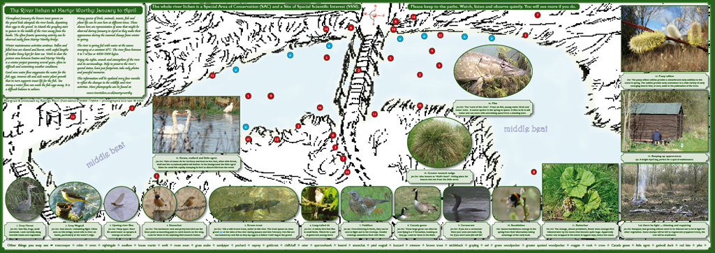 The river January to April (select to close)