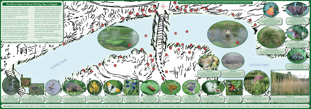 The river May to August (select to close)